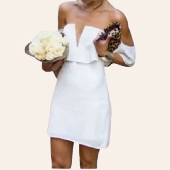 Lovers + Friends Primrose Off The Shoulder Dress Size XS NWOT - Picture 1 of 12